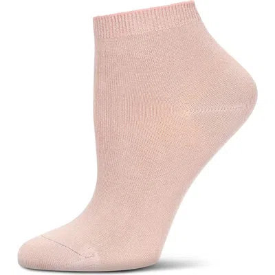 Memoi Babies'  Basic Silky-soft Gauge Ankle Sock In Neutral