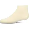Memoi Basic Silky-soft Gauge Ankle Sock In Neutral