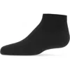 Memoi Kids'  Basic Silky-soft Gauge Ankle Sock In Black