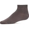 Memoi Kids'  Basic Silky-soft Gauge Ankle Sock In Brown