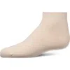 Memoi Kids'  Basic Silky-soft Gauge Ankle Sock In Neutral
