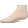 Memoi Basic Silky-soft Gauge Ankle Sock In Neutral