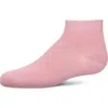 Memoi Kids'  Basic Silky-soft Gauge Ankle Sock In Pink