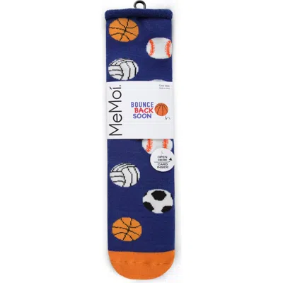 Memoi Big Kid's Bounce Back Greeting Card Crew Socks In Multi