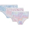 Memoi Big Kid's Printed Cotton Briefs 3 Pack In Multi