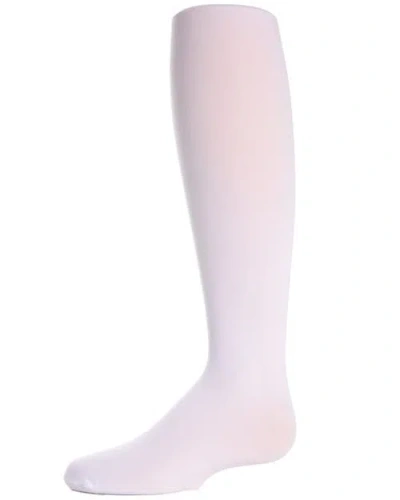 Memoi Big Kids Winter Opaque Nylon Tights In Pink