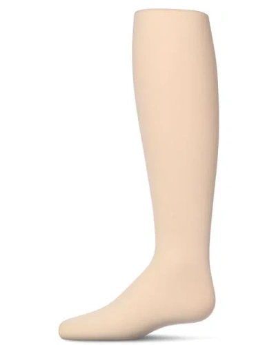 Memoi Big Kids Winter Opaque Nylon Tights In Pink
