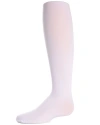 Memoi Big Kids Winter Opaque Nylon Tights In White