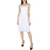 Memoi Bonded Cami Slip In White