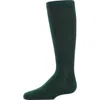 Memoi Kids'  Boy's 3 Pair Pack Basic Cotton Blend Ribbed Crew Socks In Green