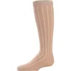 Memoi Boy's 3 Pair Pack Basic Cotton Blend Ribbed Crew Socks In Neutral