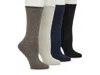 Memoi Buttersoft Crew Socks 4 Pack In Multi