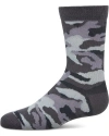 Memoi Kids'  Camouflage-pattern Crew Socks In Multi