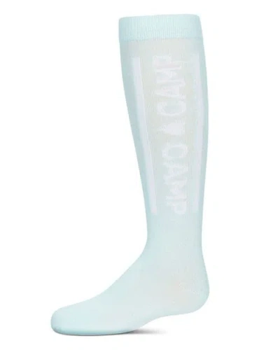 Memoi Kids'  Camp Love Knee High Socks In Multi