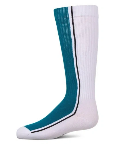 Memoi Kids'  Color Block Stripe Stretch Knee Sock In Pattern