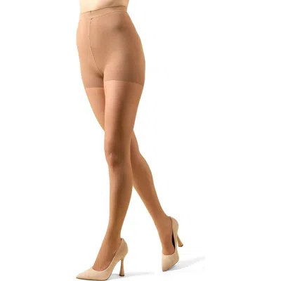 MEMOI MEMOI COTTON ON TOP CRYSTAL TOP TIGHTS