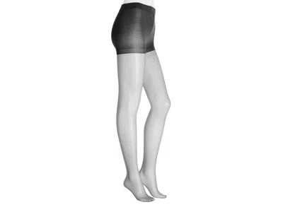 Memoi Crystal Sheer Tights In Black