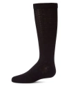 Memoi Diamond-patterned Knee Sock In Pattern