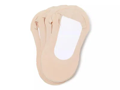 Memoi Fine Edge Cushioned Liner 4 Pack In Brown