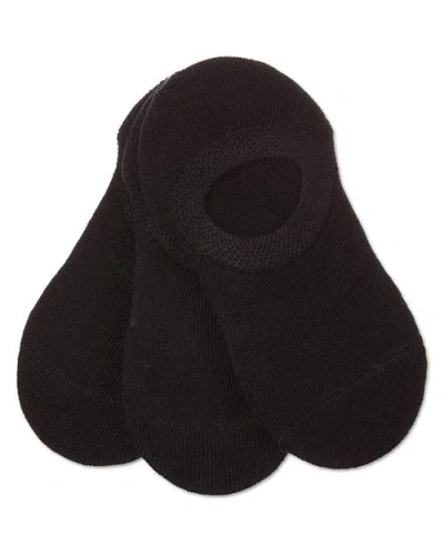 Memoi Kids'  Girls' 3 Pair Pack No Show Sneaker Liner Socks In Brown