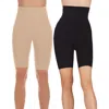 Memoi Women's Thigh Shaper In Black/beige Assorted