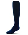 Memoi Infant Solid Blend Basic Non-binding Sweater Tights In Blue