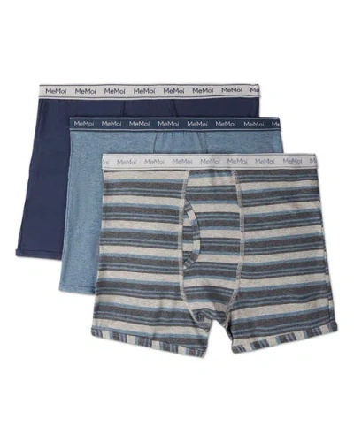 Memoi Kid's 3 Pair Pack Boxer Briefs In Multi