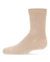 Memoi Kid's Basic Soft Rayon Crew Socks In Neutral