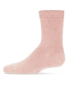 Memoi Kid's Basic Soft Rayon Crew Socks In Neutral