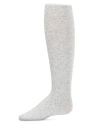 Memoi Kid's Cotton Blend Non-pilling Opaque Tights In Gray