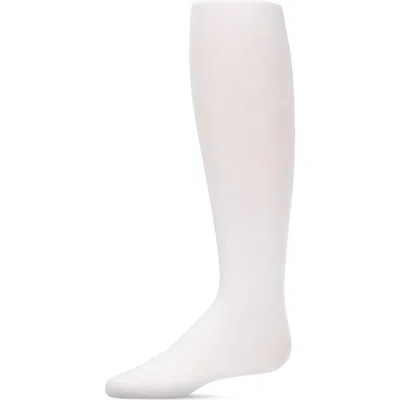 Memoi Kid's Cotton Blend Non-pilling Opaque Tights In Neutral