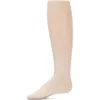 Memoi Kid's Cotton Blend Non-pilling Opaque Tights In Neutral