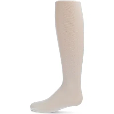 Memoi Kid's Micronet Soft & Breathable Tights In Neutral