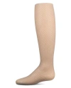 Memoi Babies'  Kid's Mini-net Fishnet Tights In Neutral
