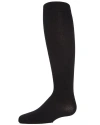 Memoi Kid's Soft Pima Cotton Opaque Tights In Black