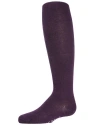 Memoi Kid's Soft Pima Cotton Opaque Tights In Burgundy