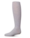Memoi Kid's Soft Pima Cotton Opaque Tights In Gray