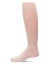 Memoi Kid's Soft Pima Cotton Opaque Tights In Pink