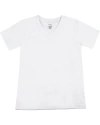 Memoi Kid's V-neck Cotton T-shirt 3-pack In White
