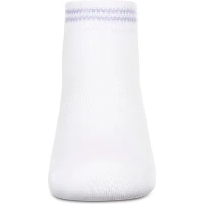 Memoi Kid's Ziggy Double Ring Anklet Sock In White