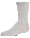 Memoi Kids' Basic Cotton Blend Crew Socks In Blue