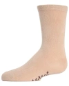 Memoi Kids' Basic Cotton Blend Crew Socks In Multi
