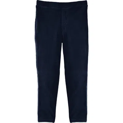 Memoi Kids' Comfort Stretch Cotton Blend Leggings In Navy