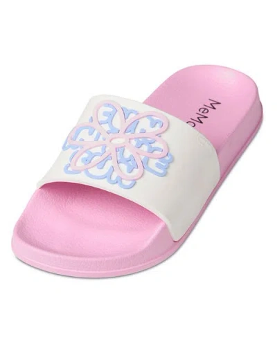Memoi Kids'' Fun In The Sun Slip-on Slide Sandal In Pink