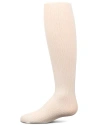 Memoi Kids' Railroad Pointelle Nylon Tights In Brown