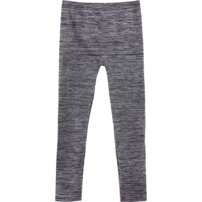Memoi Kids' Spacedye Comfort Stretch Leggings (little Kid & Big Kid) In Black