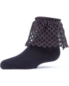 Memoi Babies'  Lacy Loopsy Anklet Sock In Blue