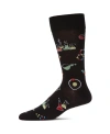 MEMOI MEN'S COOL SCIENCE GEEK NOVELTY CREW SOCKS