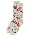 Memoi Men's Destination Rayon From Bamboo Novelty Crew Socks In Nashville