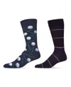 Memoi Men's Golf Socks, Pack Of 2 In Multi